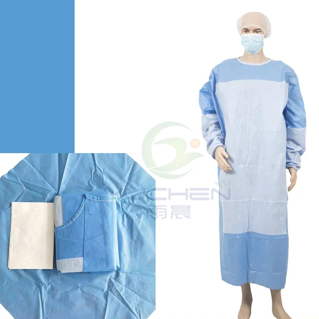 مقاسات ML XL XXL XXL ثوب جراحي معقم وغير معقم - يوتشن