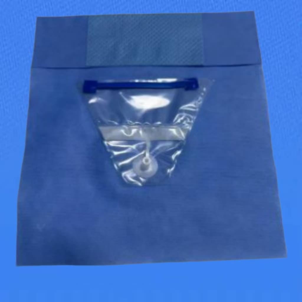 Surgical Drapes with Valve Liquid Collection Pouch - يوتشن